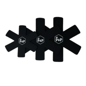 Pannenbeschermer - Zwart - 3-Pack