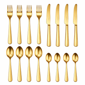 Bestekset - RVS - 16 dlg - Goud