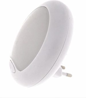 Nachtlampje 1W Schakelaar Stopcontact Timer RGB