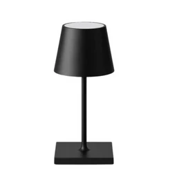 Oplaadbare tafellamp 26 cm – zwart