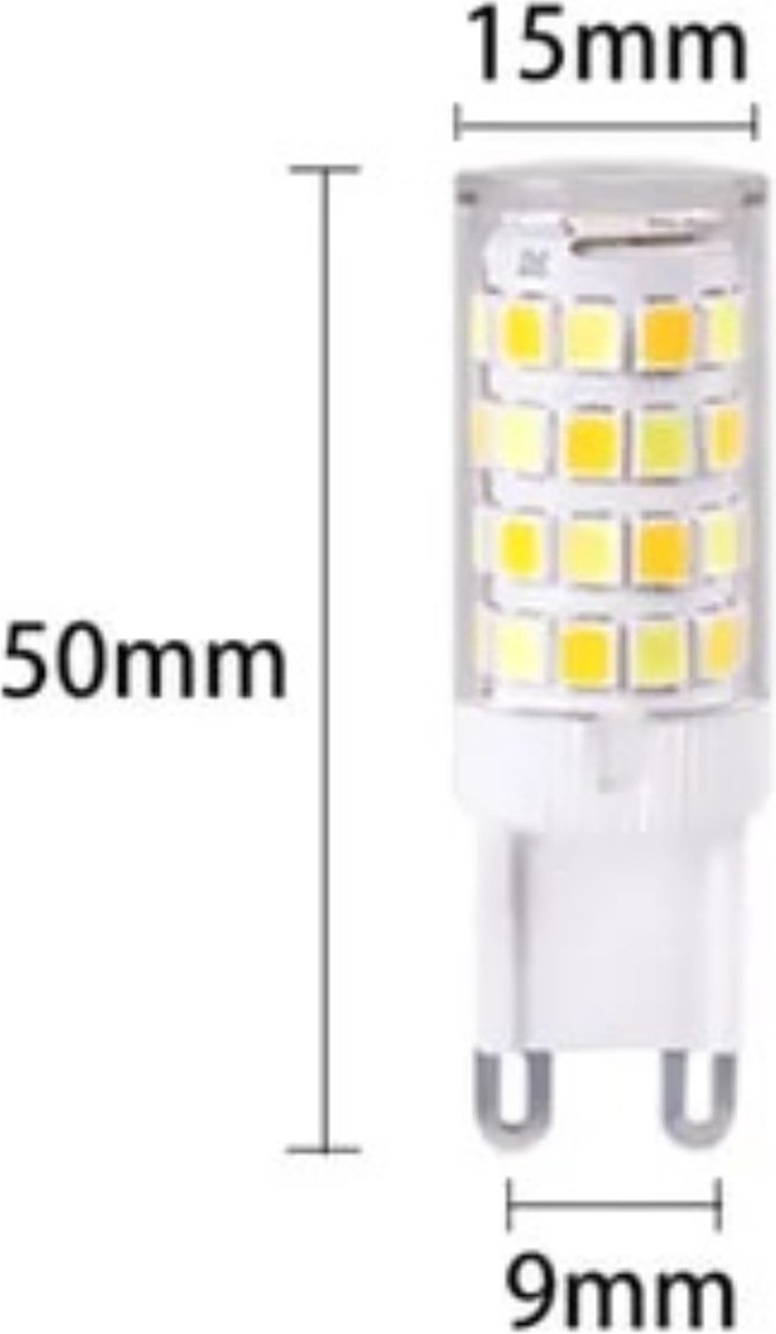 LED lamp SMD G9 3W 6000K Koud Helder Licht Dimbaar - Afbeelding 3