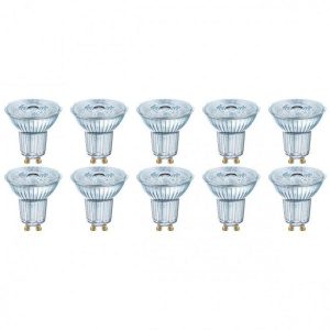 Dimbare GU10 LED lamp 5W 3000k 10 Stuks Warm wit licht Niet Dimbaar