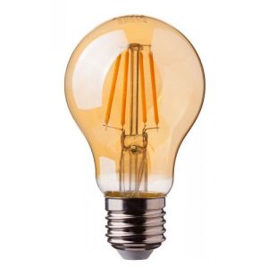 E27 LED Filament Lamp 4W Amber A60 2200K Warm Wit Licht