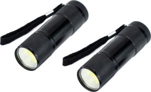 Compacte LED-zaklamp 700 lumen – 2 stuks