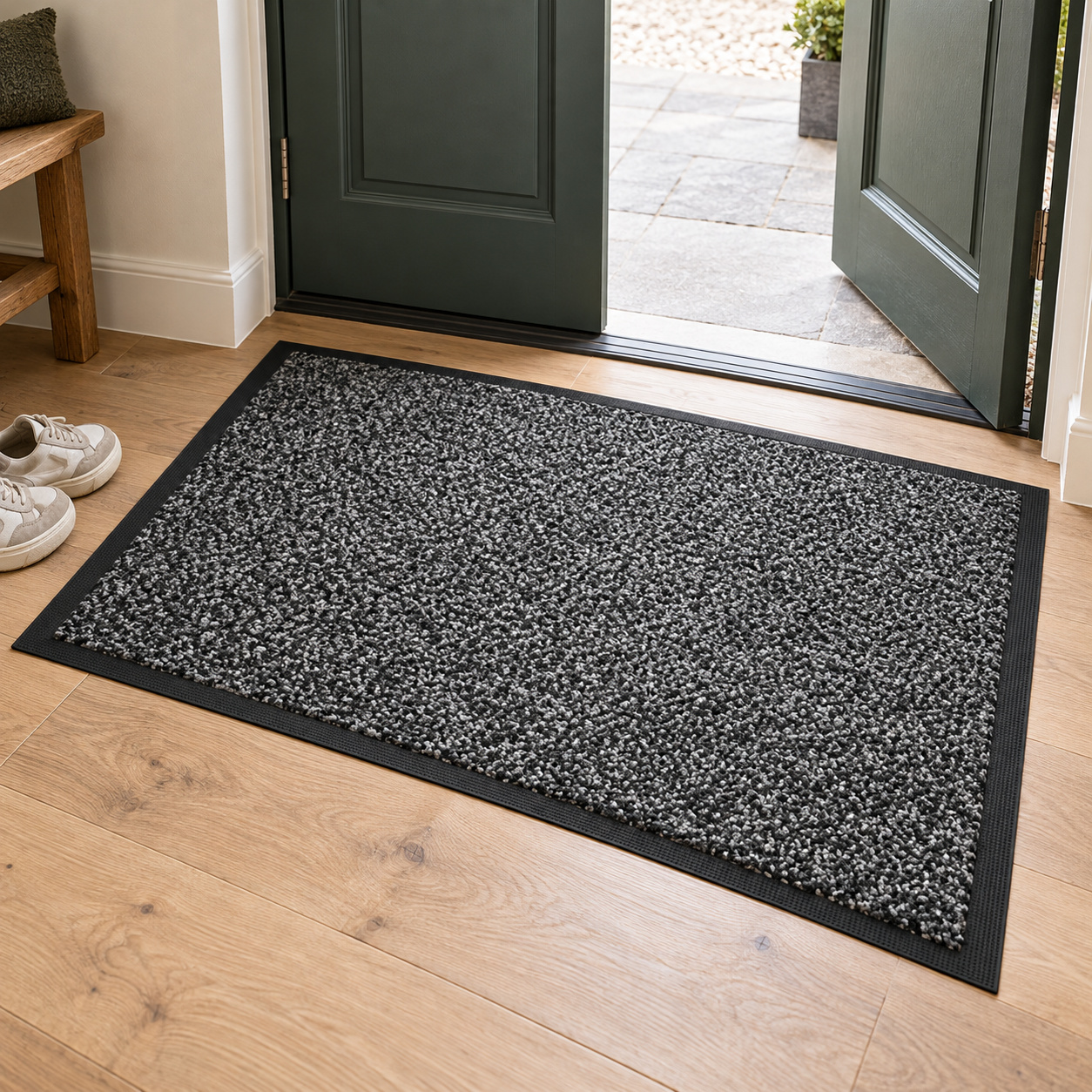 Schoonloopmat 70 × 120 – Antractiet — sfeerfoto bij een entree