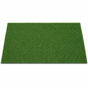 Grasmat deurmat 40 × 60 – Groen cm, op witte achtergrond
