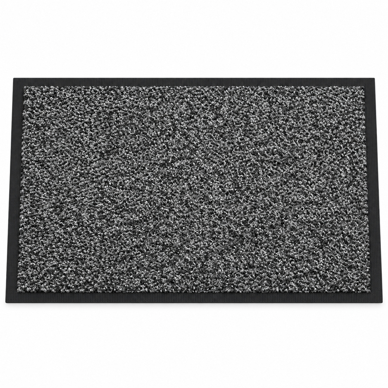 Schoonloopmat 50 × 80 – Antractiet cm, op witte achtergrond