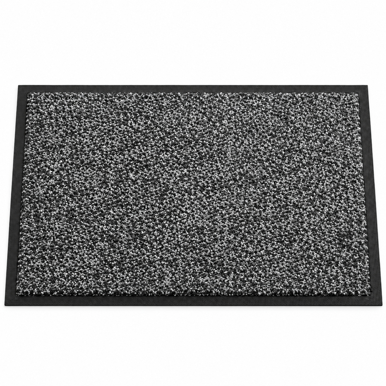 Schoonloopmat 60 × 40 – Antractiet cm, op witte achtergrond