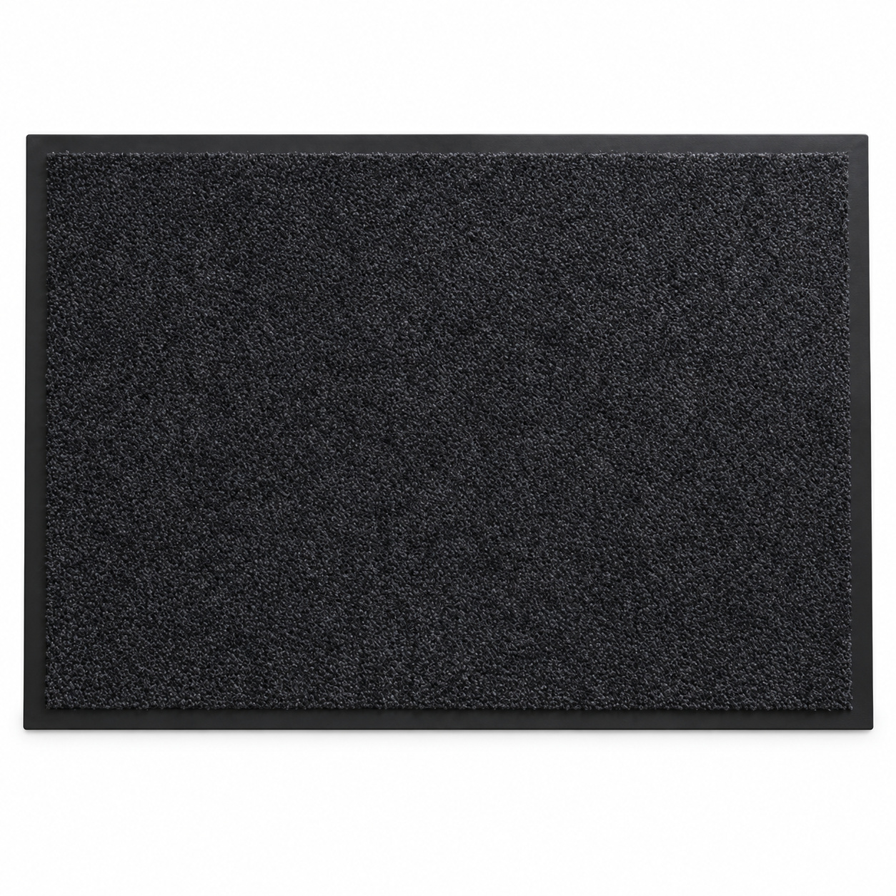 Schoonloopmat 60 × 80 – Antractiet cm, op witte achtergrond