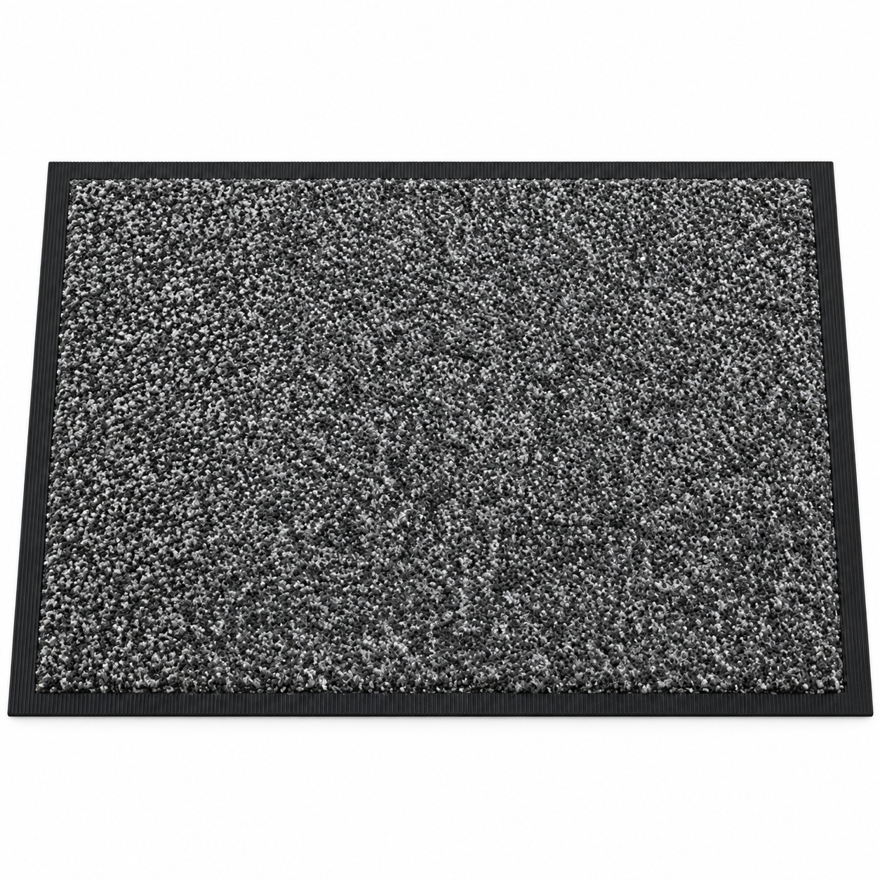 Schoonloopmat 60 × 80 – Antractiet cm, op witte achtergrond