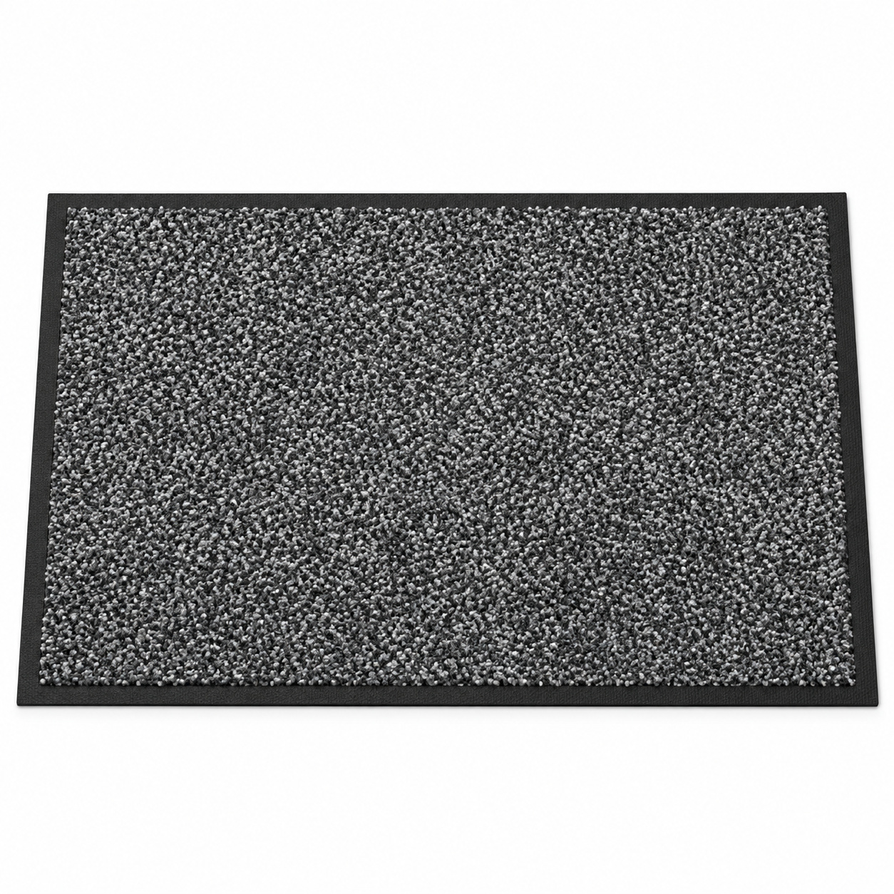 Schoonloopmat 80 × 120 – Antractiet cm, op witte achtergrond
