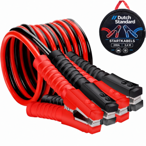 Dutch Standard startkabels 200A met ronde opbergtas