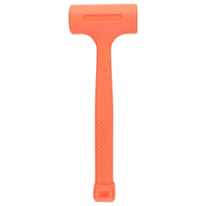 Oranje anti-terugslaghamer 16 oz, volledig frontaanzicht